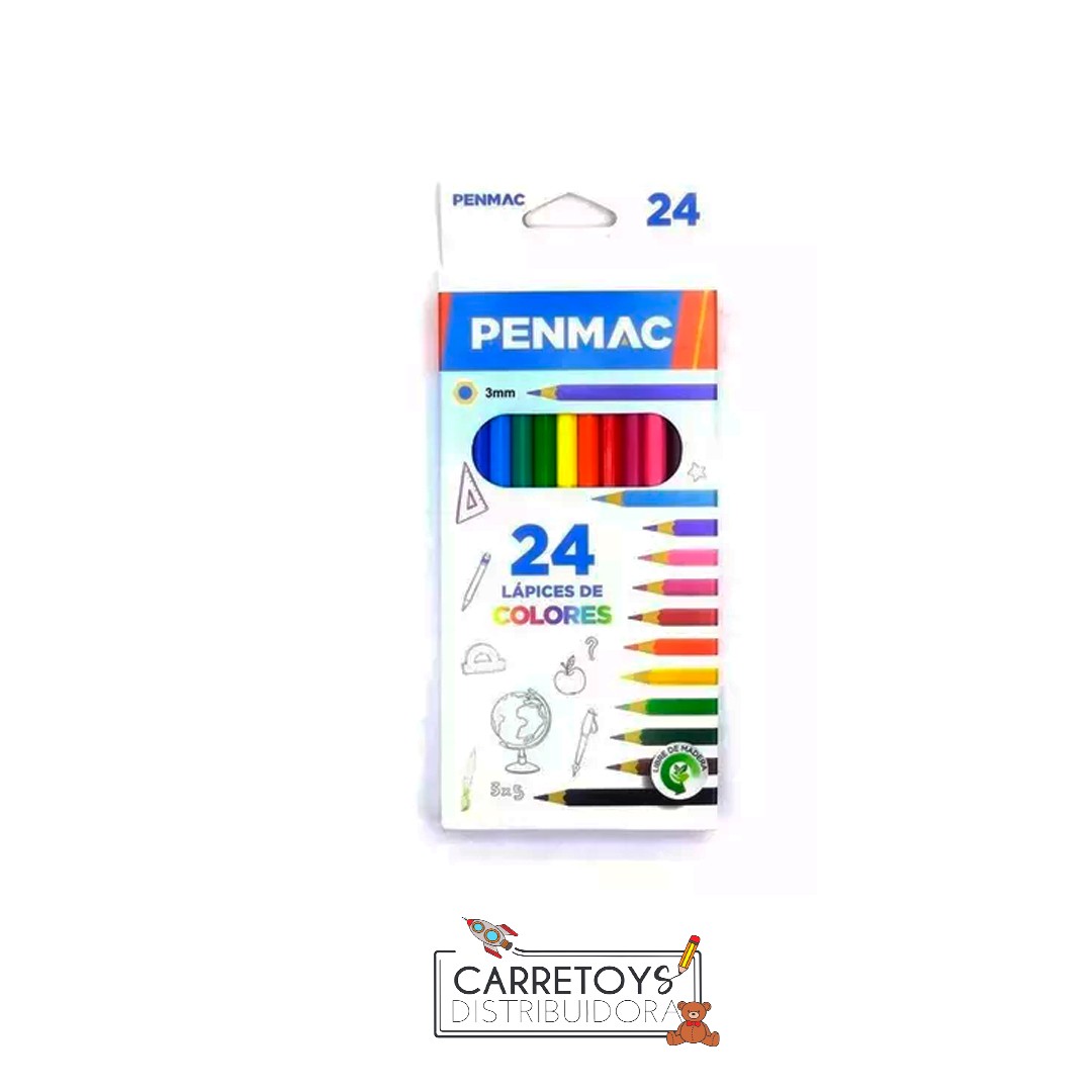 lapiz-x24-colores-largos-penmac