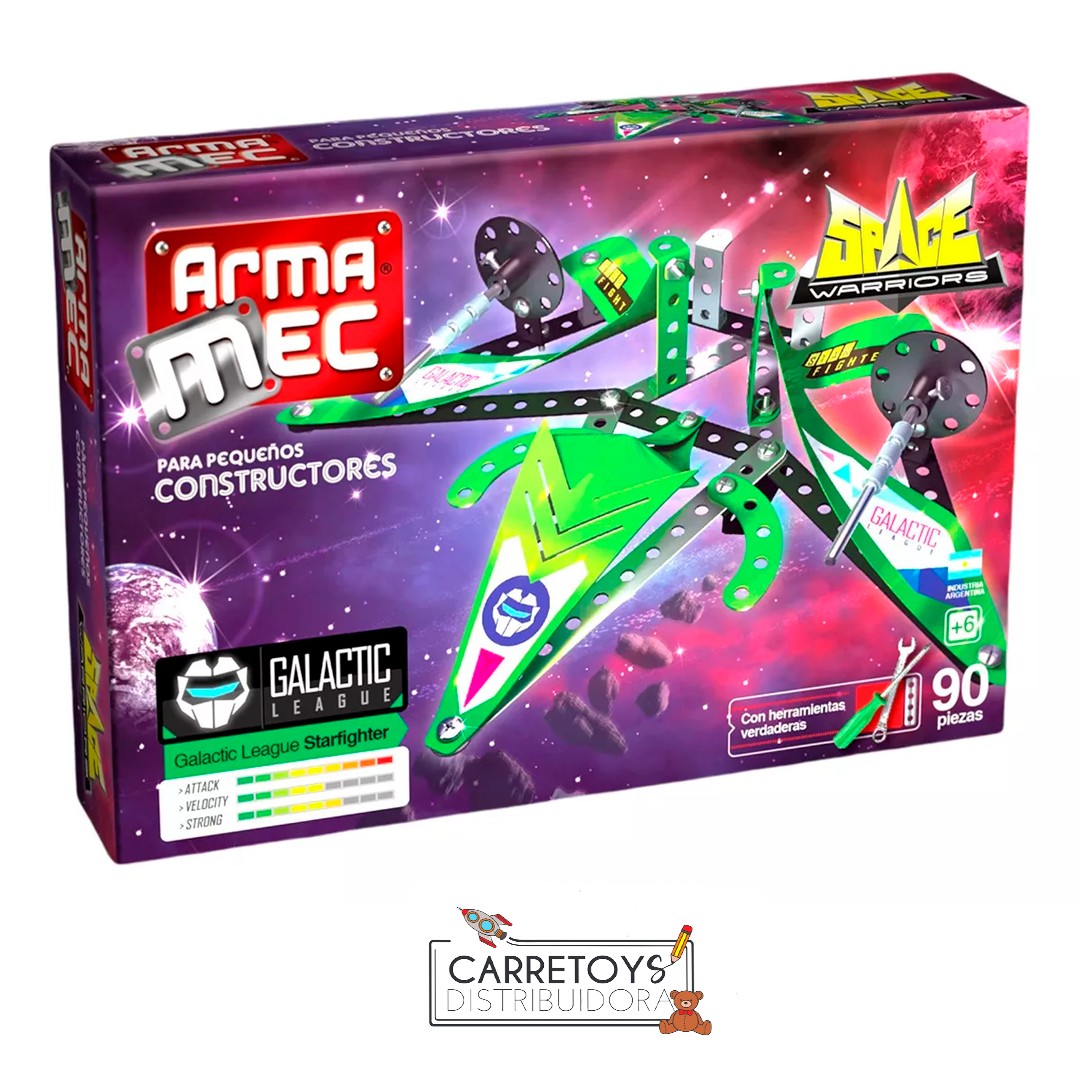armamec-aliens-force-space-warriors-starfighter-caja-chica-90-piezas-cime