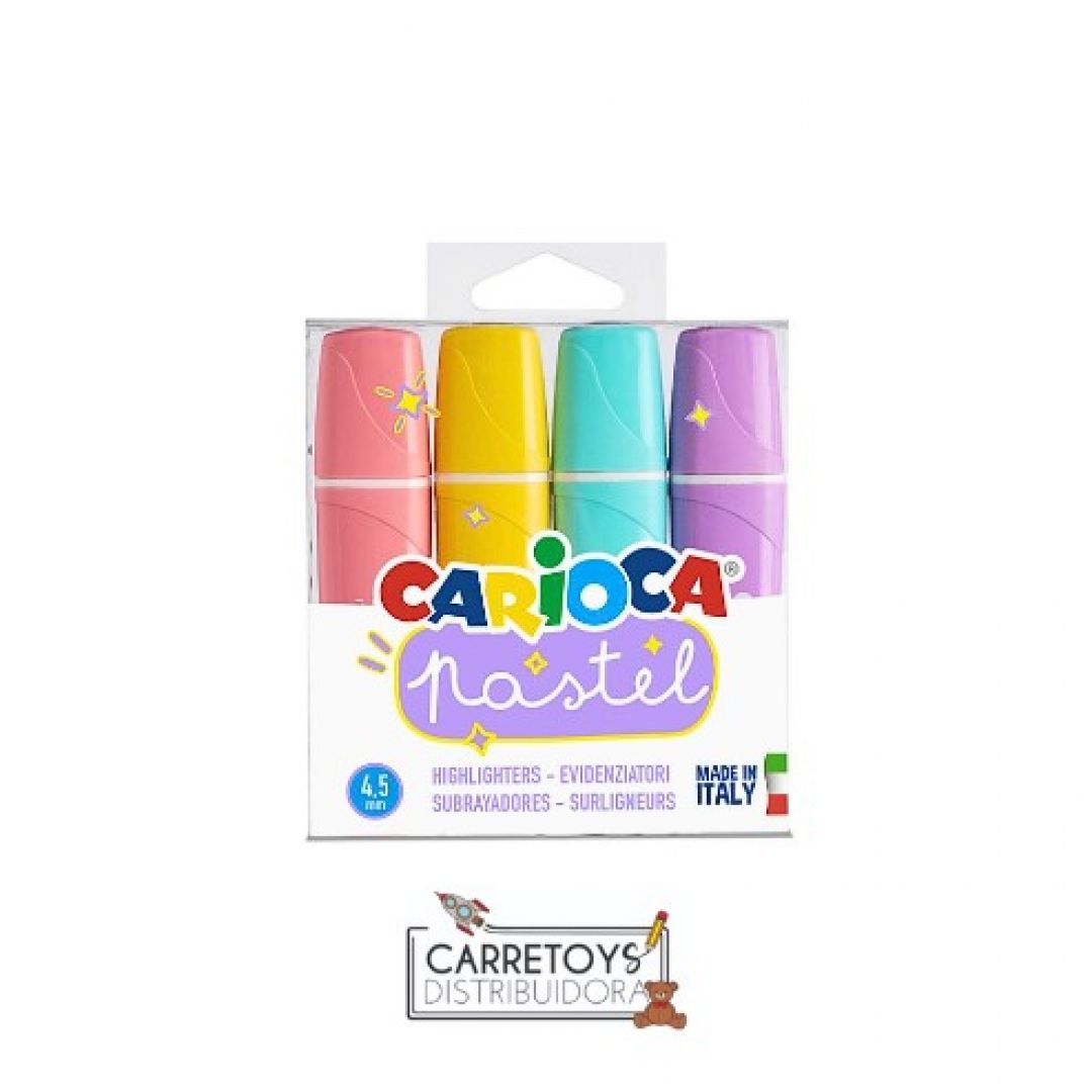 resaltador-memolight-pastel-x4-carioca-3136